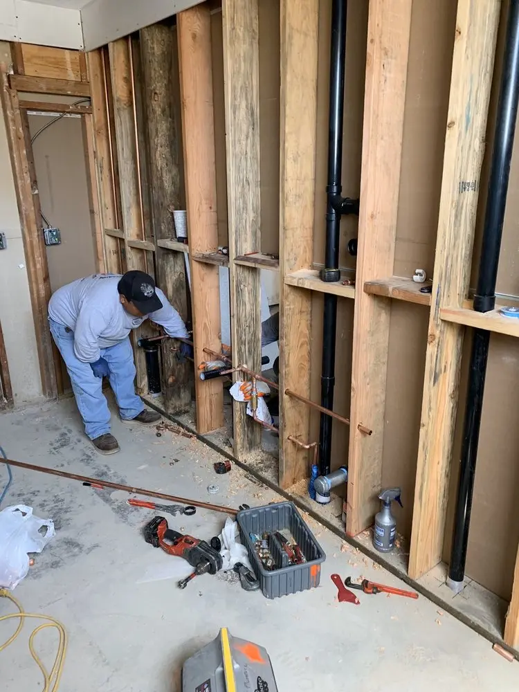 Commercial rough-in plumbing for Water Heater Replacement in West Amityville